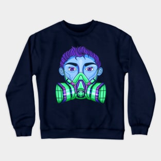 Quarantine Cyberpunk Gas Mask T-Shirt Crewneck Sweatshirt